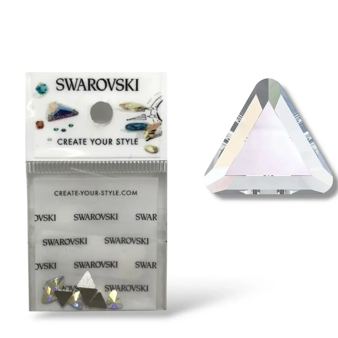 Cristal Swarovski Rivoli Triangle AB 3.3mm