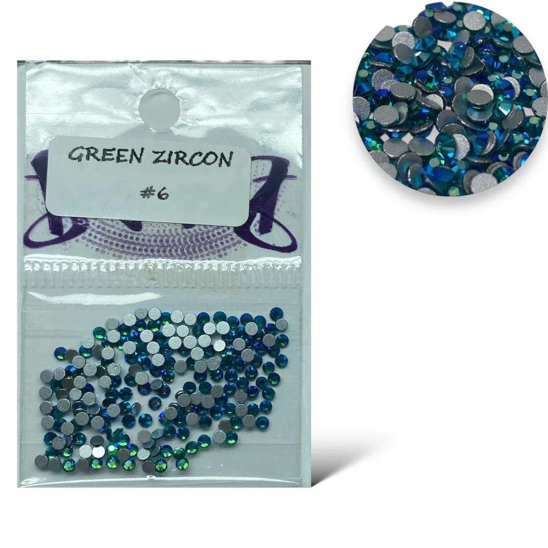 Cristal Alternativo Green Zircon AB #6 - 200un