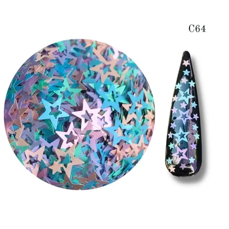 Confeti Estrellas de Colores 3gr C-64