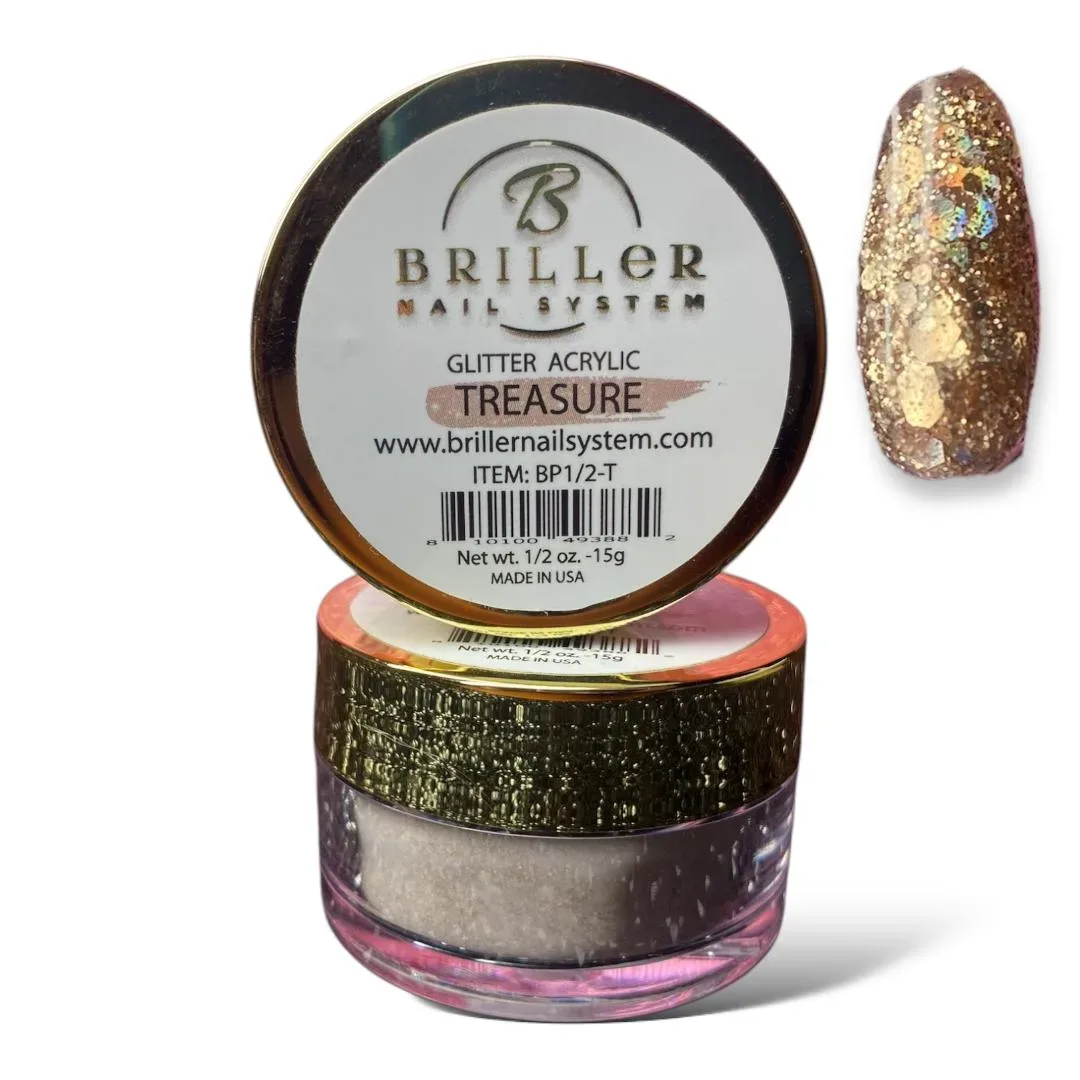 Acrílico con Glitter Treasure