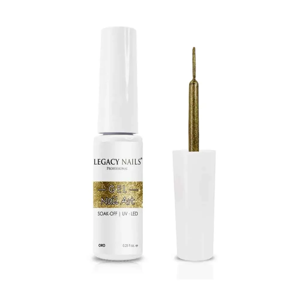 Gel Paint Legacy Nails Oro - Nail Art